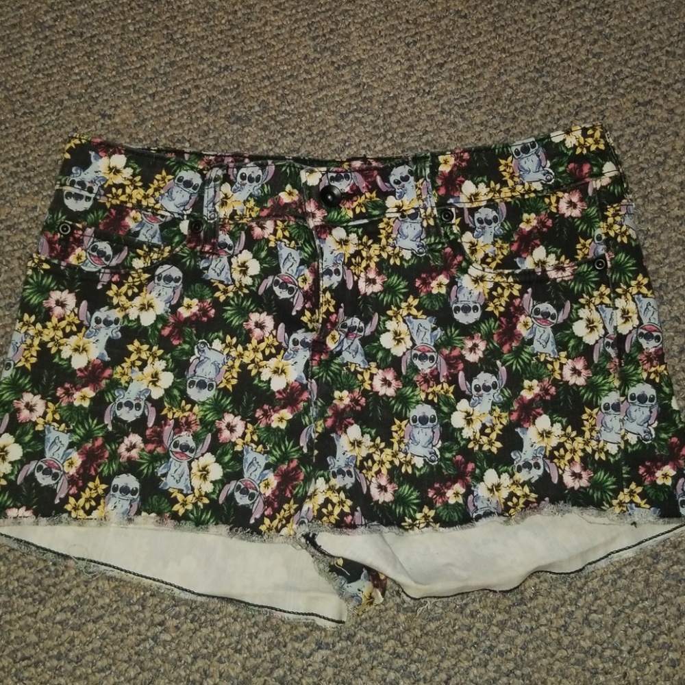 Disney Stich Jean shorts